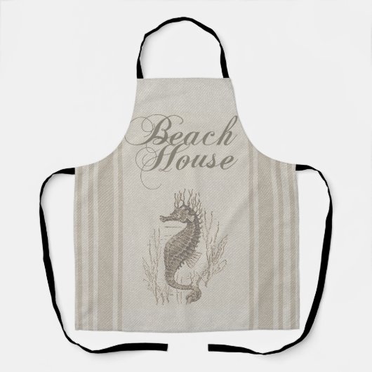 Beach House Seahorse Seashore Schort (Voorkant)
