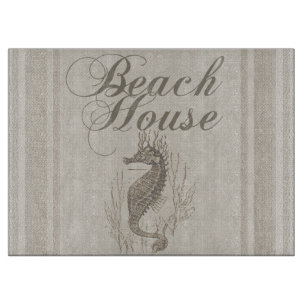 Beach House Seahorse Seashore Snijplank