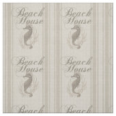 Beach House Seahorse Seashore Stof (Swatch)