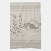 Beach House Seahorse Seashore Theedoek (Verticaal)