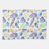 Beach House Seashells Clam Oyster Theedoek (Horizontaal)