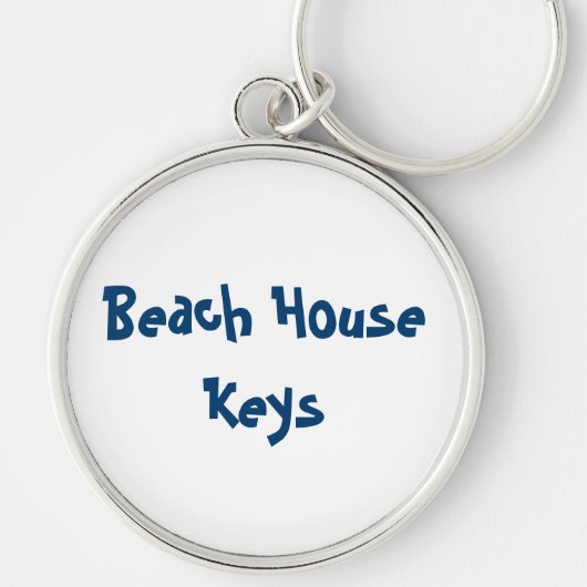 Beach House Sleutelhanger (Voorkant)