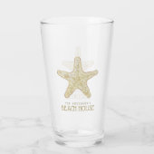 Beach House Starfish Gold ID623 Glas (Achterkant)