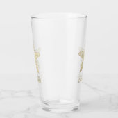 Beach House Starfish Gold ID623 Glas (Rechts)