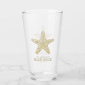 Beach House Starfish Gold ID623 Glas (Voorkant)