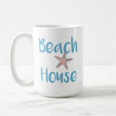Beach House Starfish Koffiemok (Links)
