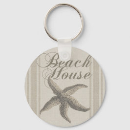 Beach House Starfish Seashore Sleutelhanger