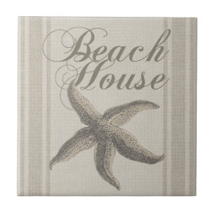 Beach House Starfish Seashore Tegeltje