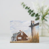 Beach House Sunrise Briefkaart (Staand voorkant)