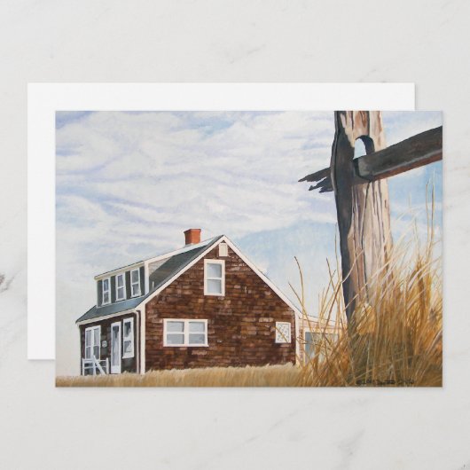 Beach House Sunrise Kaart (Voorkant / Achterkant)