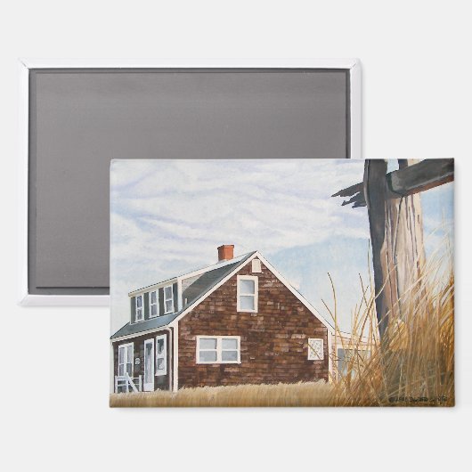 Beach House Sunrise Magnet (Voorkant / Achterkant)