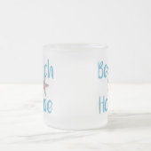 Beach House Typografie Starfish Coffee Mok (Center)