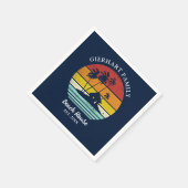 Beach House Vacation Family Reunion Nautical Servet (Hoek)