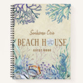 Beach House Vacation Rental Guest Book Notitieboek (Voorkant)