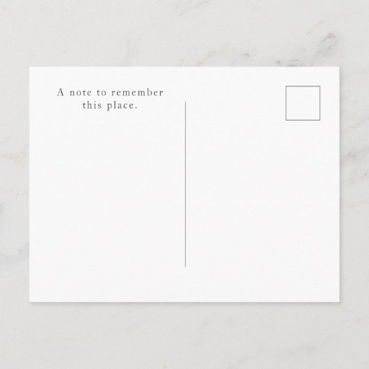 Beach House Vacation Rental Keepsake Card Briefkaart (Achterkant)