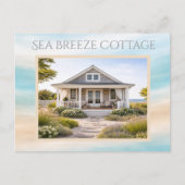 Beach House Vacation Rental Keepsake Card Briefkaart (Voorkant)