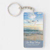 Beach House Vacation Rental Sleutelhanger (Voorkant)