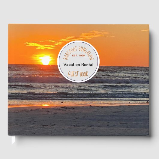 Beach House Vacation Rental Sunset Foto Gastenboek (Voorkant)