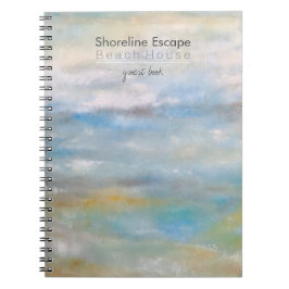 Beach House Vacking Rental Guest Book Notitieboek