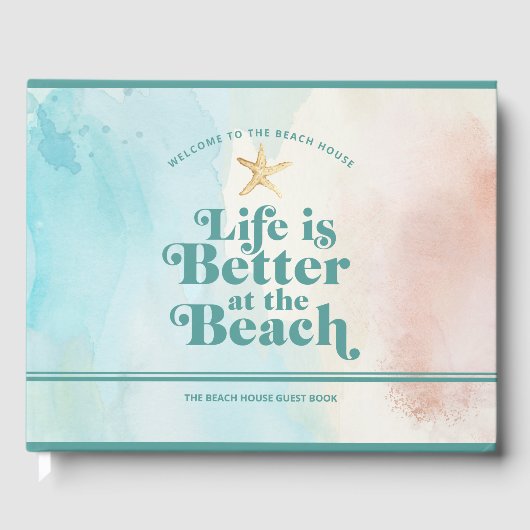 Beach House Vacking Rental Guest Information Gastenboek (Voorkant)