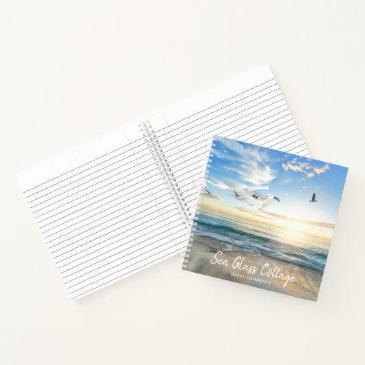 Beach House Vaction Comments Guest Book Notitieboek (Binnen)