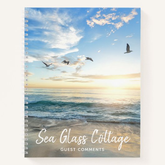 Beach House Vaction Comments Guest Book Notitieboek (Voorkant)