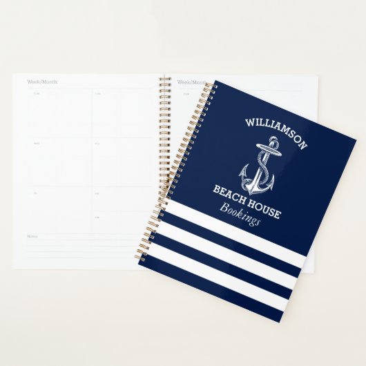 Beach House Vakantiehuis boekingen Planner (Display)