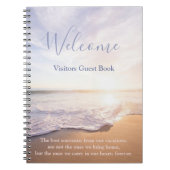 Beach House Vakantiehuis Guestbook Notitieboek (Voorkant)