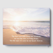 Beach House Vakantiehuis Guestbook Notitieboek Gastenboek (Achterkant)