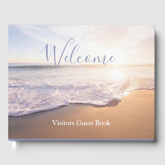Beach House Vakantiehuis Guestbook Notitieboek Gastenboek (Voorkant)