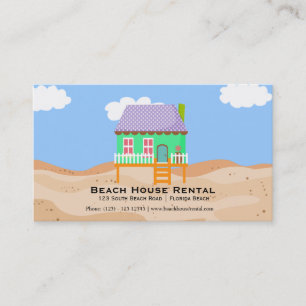 Beach House Verhuur Visitekaartje
