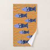 Beach House Vis Zeegezicht Zeevisser Bad Handdoek (Handdoek)