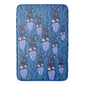 Beach House Vis Zeegezicht Zeevisser Badmat (Voorkant Verticaal)