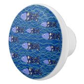 Beach House Vis Zeegezicht Zeevisser Keramische Knop (Rechts)