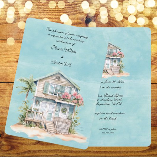 Beach House Wedding