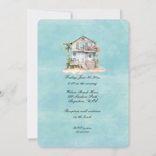 Beach House Wedding (Achterkant)