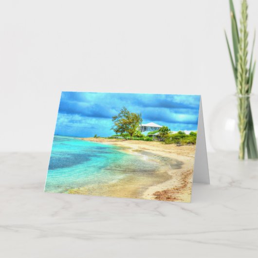 Beach House Wenskaart Card Kaart (Voorkant)