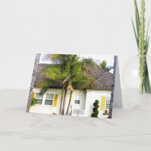 Beach House wenskaart Kaart (Voorkant)