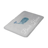 Beach House Whale Medium Bath Mat (Gekanteld)