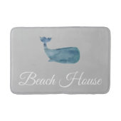Beach House Whale Medium Bath Mat (Voorkant)