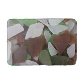 Beach House Zee Glas Foto Groen Bruin Kust Home Badmat (Voorkant)