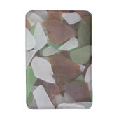 Beach House Zee Glas Foto Groen Bruin Kust Home Badmat (Voorkant Verticaal)