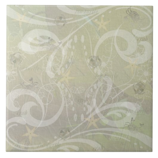 Beach House Zee Tegeltje (Voorkant)