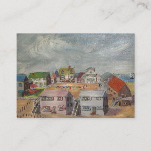 Beach Houses ATC Visitekaartje (Voorkant)