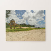 Beach Hut Barbados. Legpuzzel (Horizontaal)