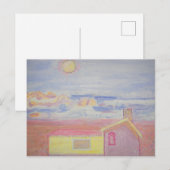 Beach Hut Briefkaart (Voorkant / Achterkant)
