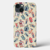 Beach Hut Pattern Case-Mate iPhone Case (Achterkant)