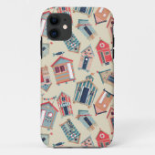 Beach Hut Pattern Case-Mate iPhone Case (Achterkant)