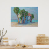 BEACH HUT POSTER (Keuken)