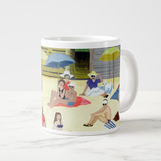 Beach Huts 1991 Grote Koffiekop (Voorkant rechts)